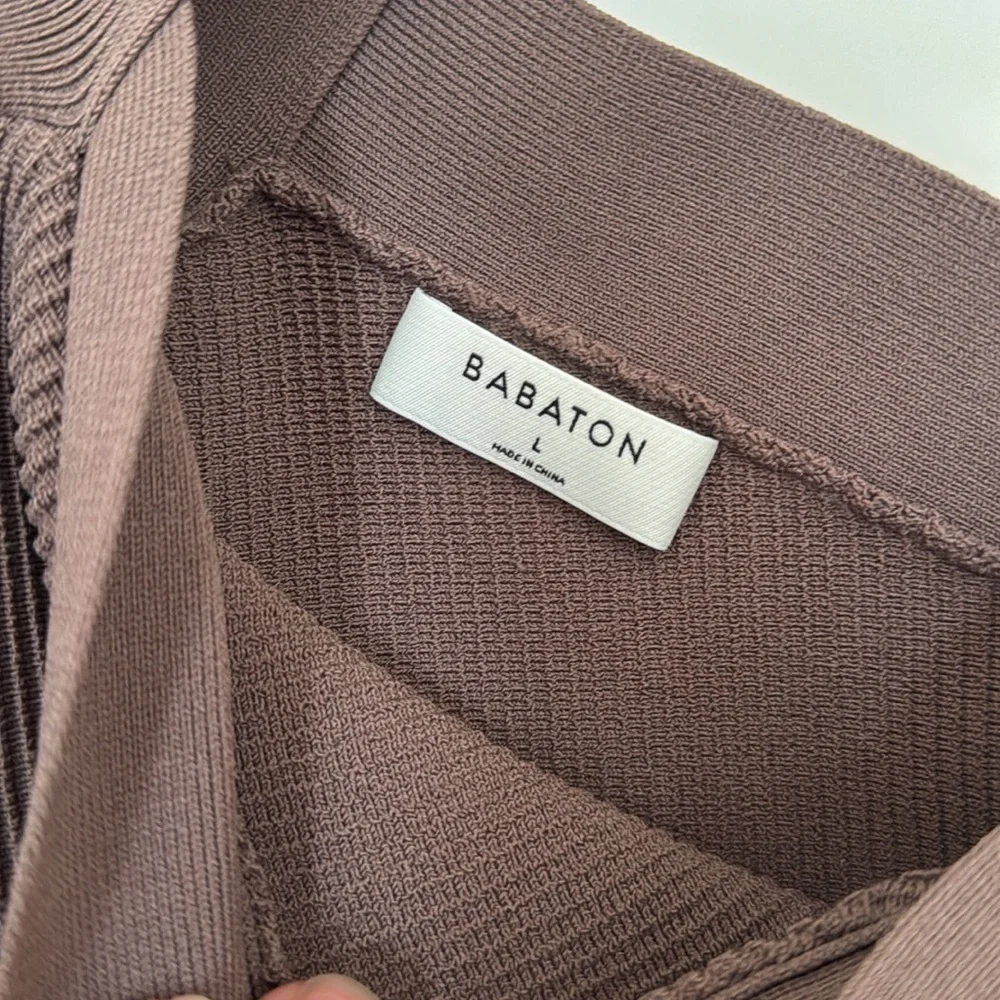 ARITZIA Babaton Bodycon Mini Sculpt Knit Dress in Deep Taupe - Large - Picture 3 of 11